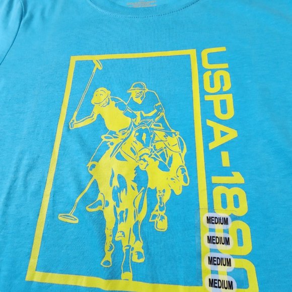 U.S. Polo Assn Women's Short Sleeve T-Shirt Graphic Print Tee - Picture 3 of 3